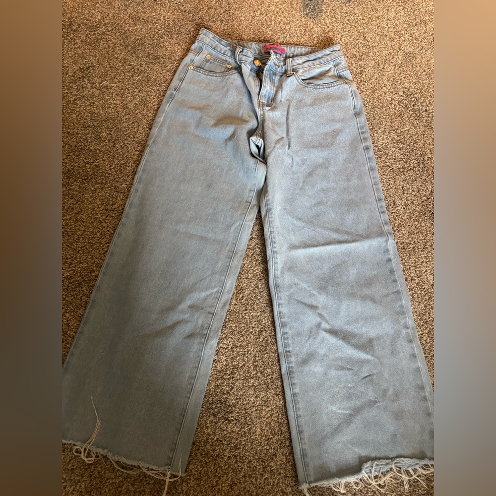 Edikted Light Blue Denim Jeans